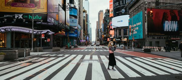 Нью-Йорк во время режима ЧС Нью-Йорк во время режима ЧС - Sputnik Таджикистан