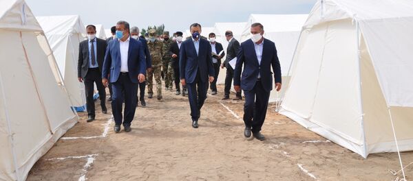 Председатель Хатлонской области ознакомился с последствием селей в Хуросоне - Sputnik Тоҷикистон