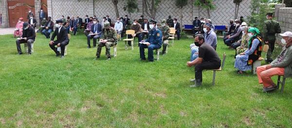 Жители Хурсона которые остались без домов от стихийного бедствия - Sputnik Таджикистан