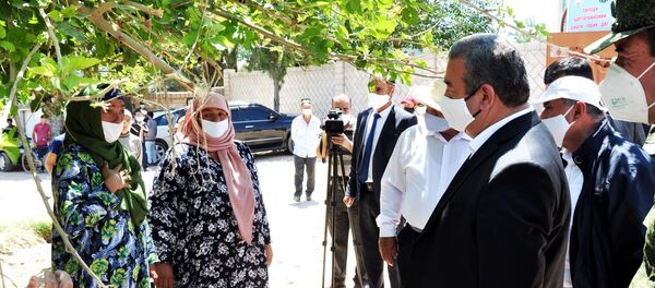 Қурбон Ҳакимзода-мулоқот бо сокинони Хуросон - Sputnik Тоҷикистон