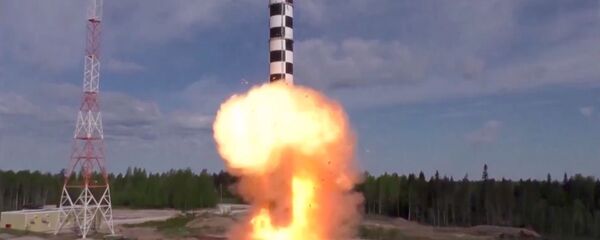Испытание новой баллистической ракеты Сармат - Sputnik Таджикистан
