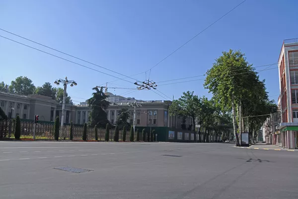Пустые улицы города Душанбе Пустые улицы города Душанбе - Sputnik Тоҷикистон