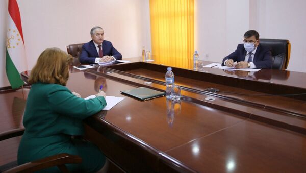 Министр иностранных дел Республики Таджикистан Сироджиддин Мухриддин принял участие в очередном заседании Совета министров иностранных ОДКБ - Sputnik Таджикистан