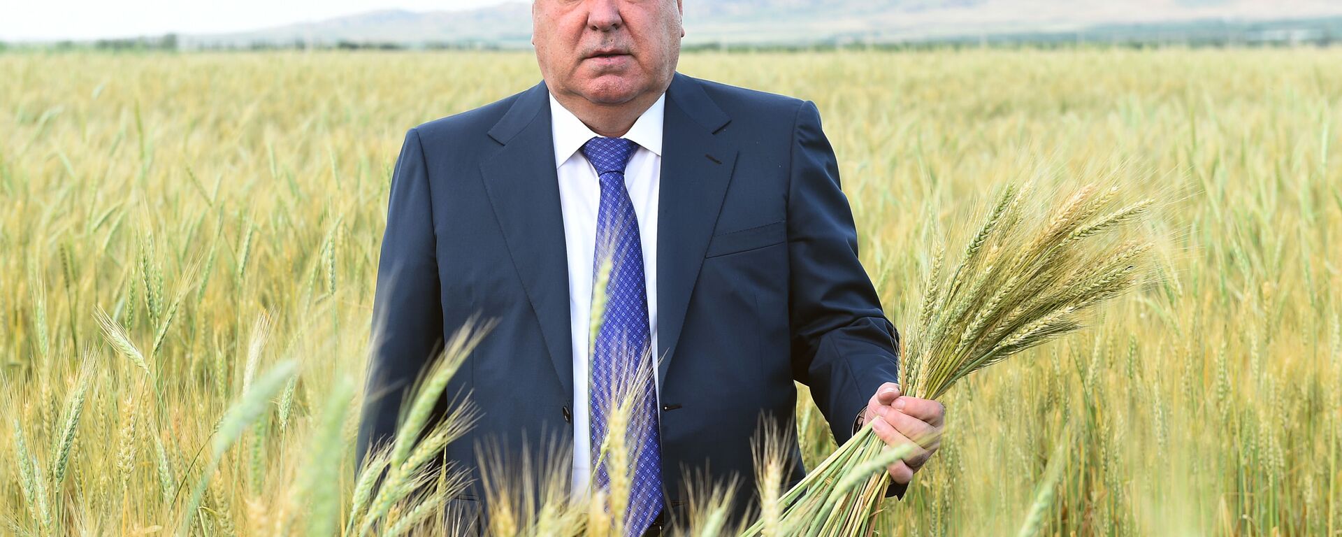 Эмомали Рахмон посетил пшеничные поля Мухсинджона и сады Хуросона - Sputnik Тоҷикистон, 1920, 22.03.2026