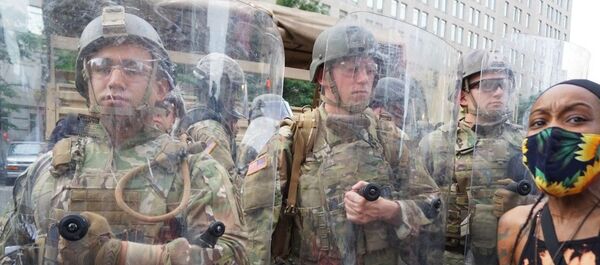 Протесты в США - Sputnik Таджикистан