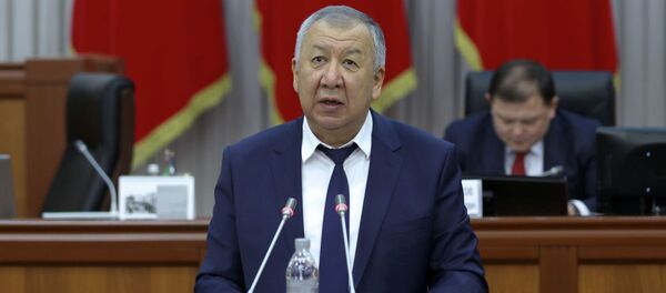 Кандидат на пост премьер-министра КР Кубатбек Боронов. Архивное фото - Sputnik Тоҷикистон