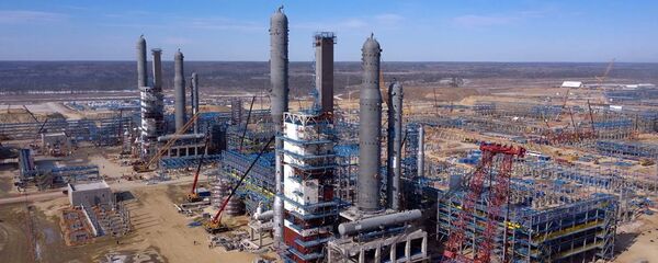 Строительство Амурского газоперерабатывающего завода - Sputnik Таджикистан