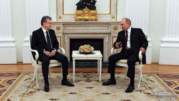 Переговоры Путина и Мирзиёева перед парадом Победы - Sputnik Таджикистан