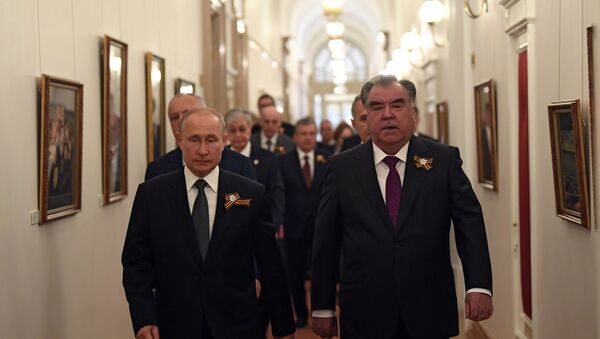 Встреча глав иностранных государств президентом РФ В. Путиным в Кремле - Sputnik Тоҷикистон