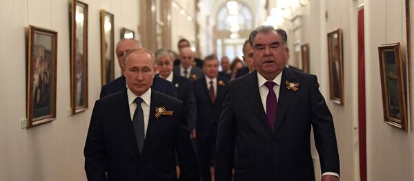 Встреча глав иностранных государств президентом РФ В. Путиным в Кремле - Sputnik Тоҷикистон