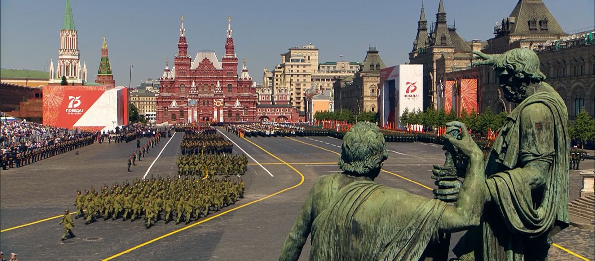 Военнослужащие стран бывшего СССР на параде Победы в Москве - Sputnik Таджикистан, 1920, 24.06.2020