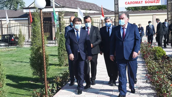 Открытие районной больницы №5 в джамоате Далион Боло Деваштичского района - Sputnik Тоҷикистон