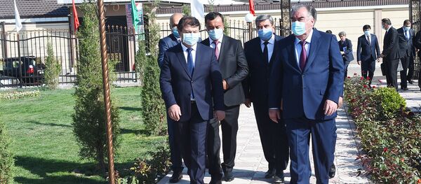 Открытие районной больницы №5 в джамоате Далион Боло Деваштичского района - Sputnik Таджикистан