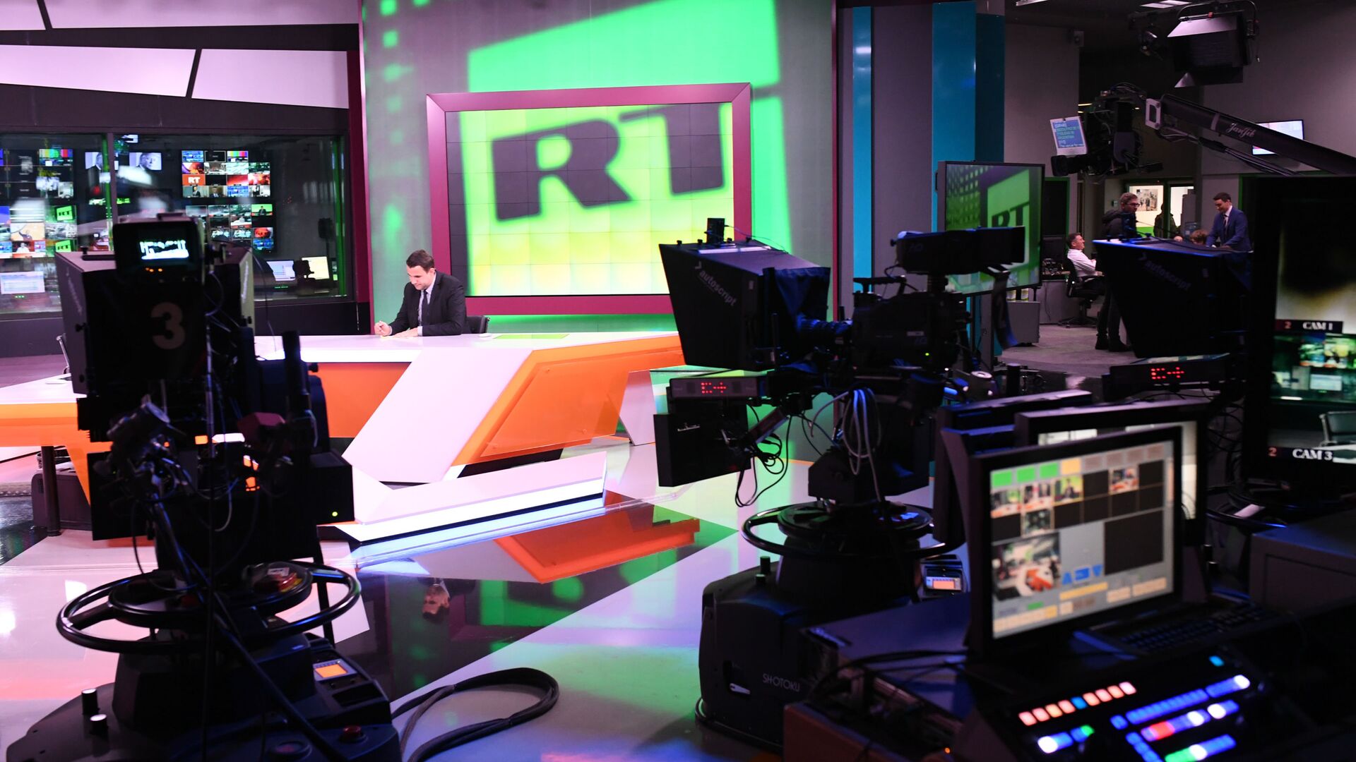 Офис телеканала RT в Москве - Sputnik Таджикистан, 1920, 15.11.2022
